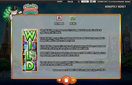 Monopoly: Here and Now Slot Machine Wild Symbol Screen