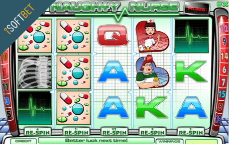 Naughty Nurse slot logo