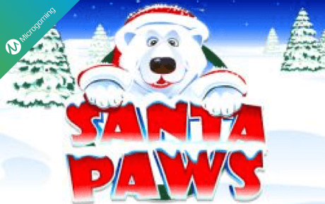 Santa Paws slot logo