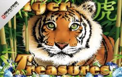 Tiger Treasures slot logo