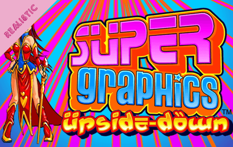 Super Graphics Upsidedown slot logo