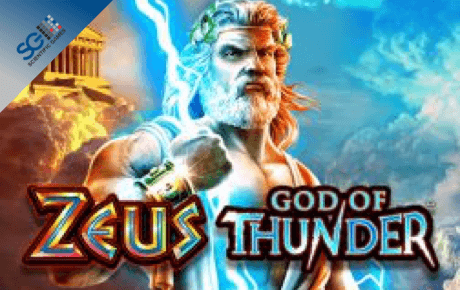 Zeus God of Thunder slot logo