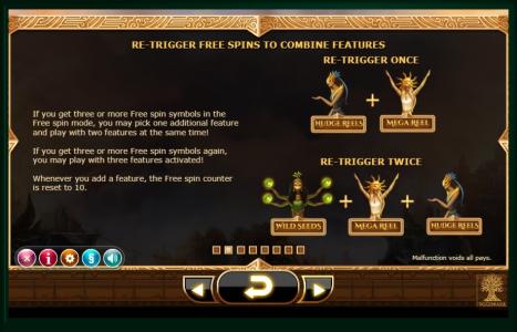 Nirvana Slot Machine Free Spins Bonus Screen