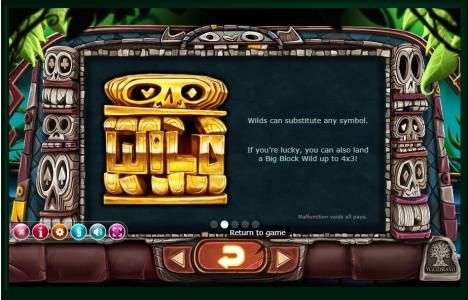 Big Blox Slot Machine Wild Symbol Screen