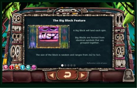 Big Blox Slot Machine Big Block Feature Screen