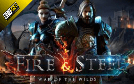 Fire & Steel slot logo