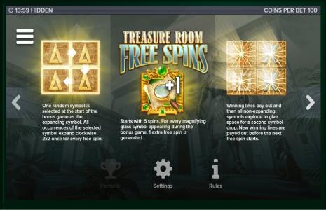 Hidden Slot Machine Free Spins Bonus Screen
