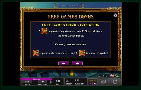 Gypsy Slot Machine Free Spins Bonus Screen