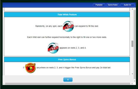 Baywatch Slot Machine Wild Symbol Screen