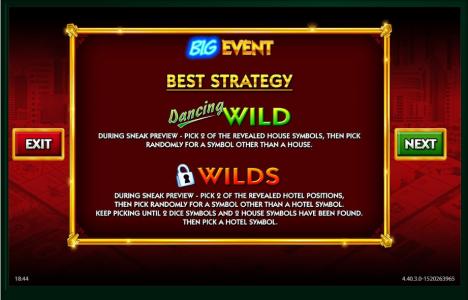 Monopoly Big Event Slot Machine Wild Symbol Screen