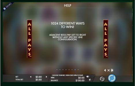 Savanna King Slot Machine Paylines Screen by Genesis Gaming