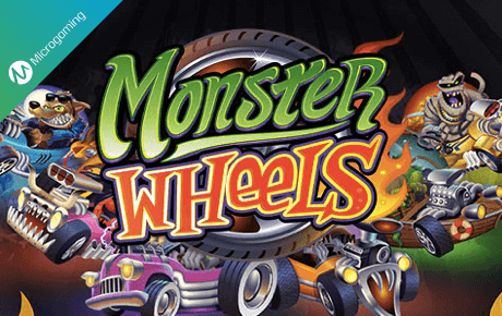 Monster Wheels slot logo