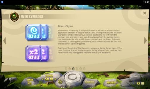 Gnome Wood Slot Machine Bonus Spins Screen