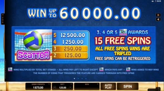 Bikini Party Slot Machine Free Spins Bonus Screen