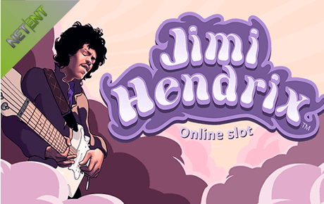 Jimi Hendrix slot machine logo by NetEnt
