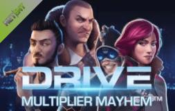 Drive Multiplier Mayhem slot logo