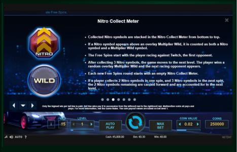 Drive Multiplier Mayhem Slot Machine Wild Symbol Screen
