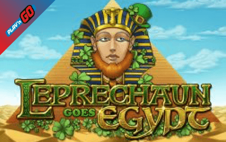 Leprechaun goes Egypt slot logo