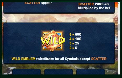Samurai Split Slot Machine Wild Symbol Screen