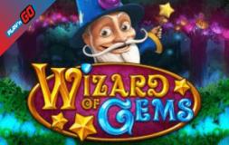 Wizard of Gems slot logo