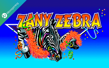 Zany Zebra slot logo