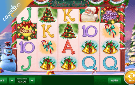 Santas Spins slot logo