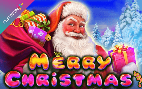Merry Christmas slot logo