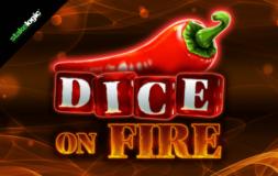 Dice On Fire slot logo