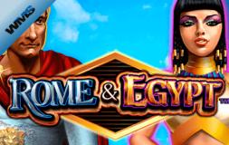 Rome and Egypt slot logo