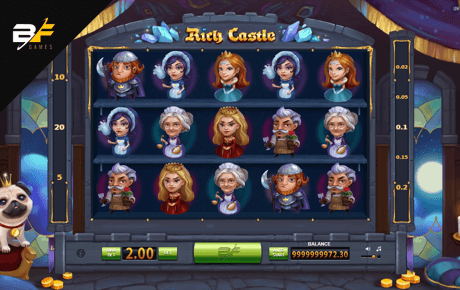 Rich Castle slot machine logo by BF Games