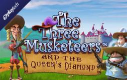 The Three Musketeers and the Queens Diamond slot logo