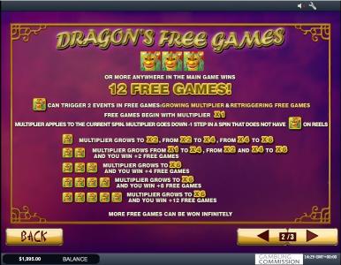 Wu Long Slot Machine Free Games Screen