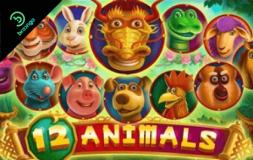 12 Animals slot logo