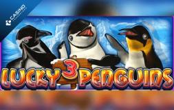 Lucky 3 Penguins slot logo
