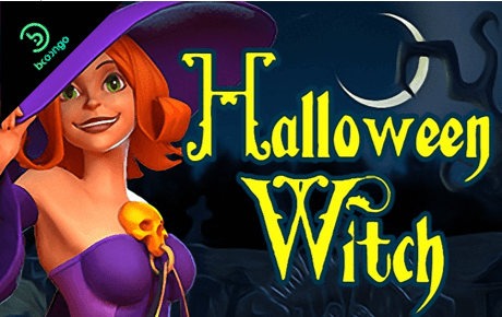 Halloween Witch slot logo
