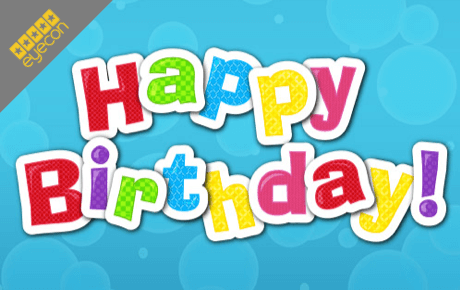 Happy Birthday slot logo