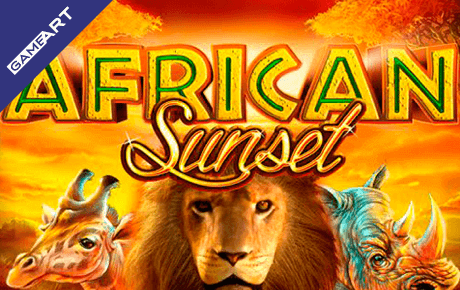 African Sunset slot logo
