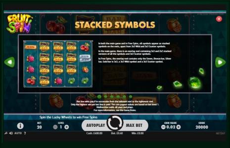Fruit Spin Slot Machine Scatter Awards Screen