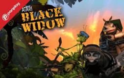 Atari: Black Widow slot logo