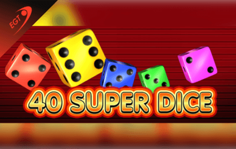 40 Super Dice slot logo