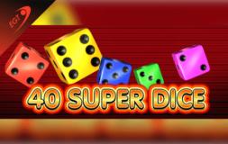40 Super Dice slot logo
