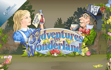 Adventures in Wonderland slot logo