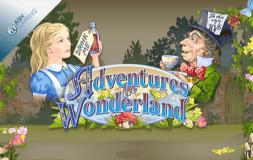 Adventures in Wonderland slot logo