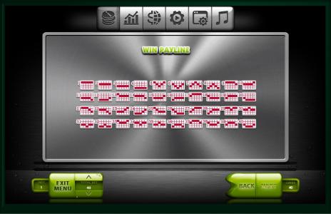 Fresh Fruits Slot Machine Paylines Screen