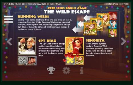 Taco Brothers Saving Christmas Slot Machine Free Spins Bonus Screen