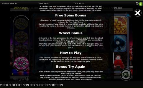 Free Spin Slot Machine Free Spins Bonus Screen