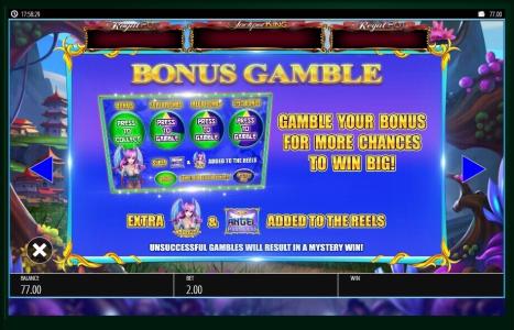 Angel Princess Slot Machine Bonus Game Screen