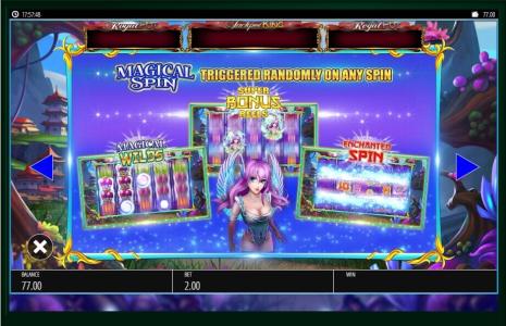 Angel Princess Slot Machine Scatter Awards and Wild Symbol Screen