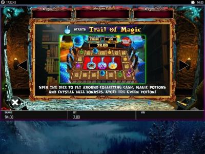 Harry Trotter The Pig Wizard Slot Machine Bonus Game Screen