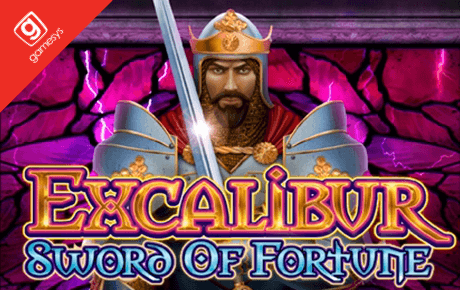 Excalibur Sword of Fortune slot machine logo by Gamesys